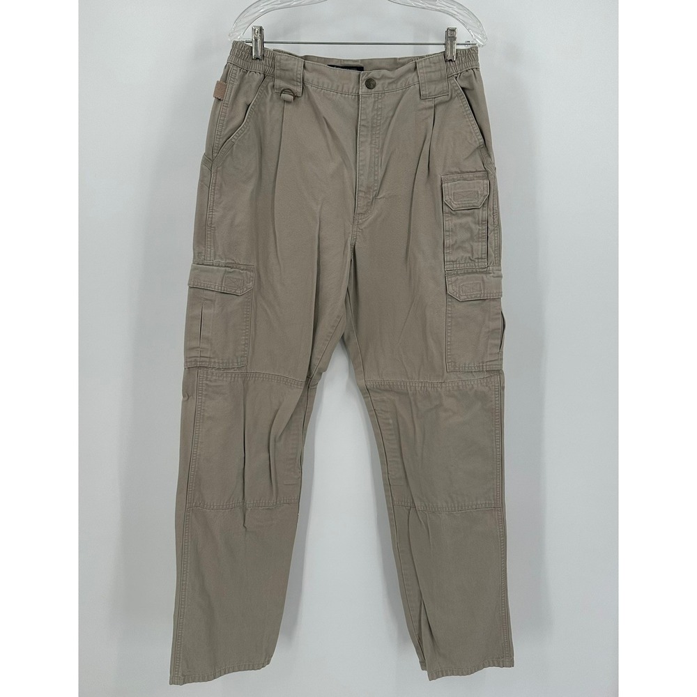 5.11 Tactical Series Mens 74251 Cotton Canvas Cargo Pants Khaki 34x36 Tan